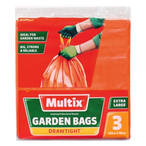 Multix Garden Bags Drawtight 3pk