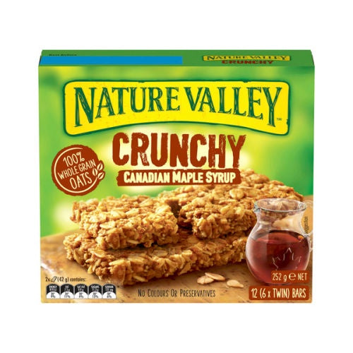 Nature Valley Crunchy Bars Canadian Maple Syrup 6pk