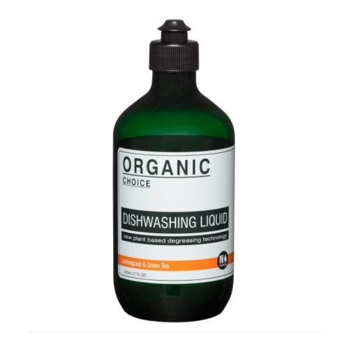 Organic Choice Dishwash Liquid Lemongrass & Green Tea 500ml