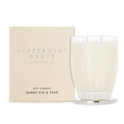 Peppermint Grove Burnt Fig & Pear Large Candle 370g