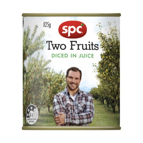 SPC Two Fruits In Juice 825g