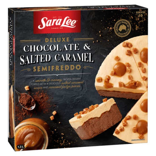 Sara Lee Deluxe Chocolate & Salted Caramel Semifreddo 1.3L