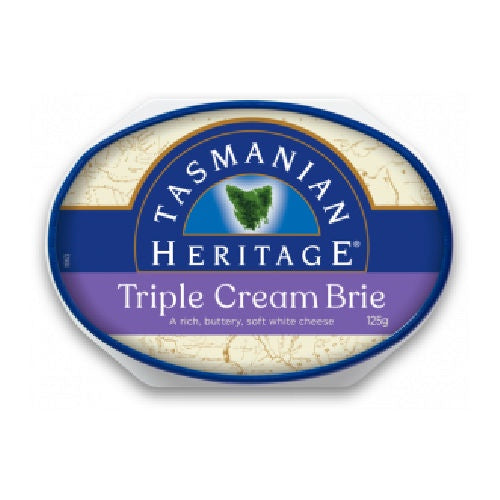 Tasmanian Heritage Triple Cream Brie 125g