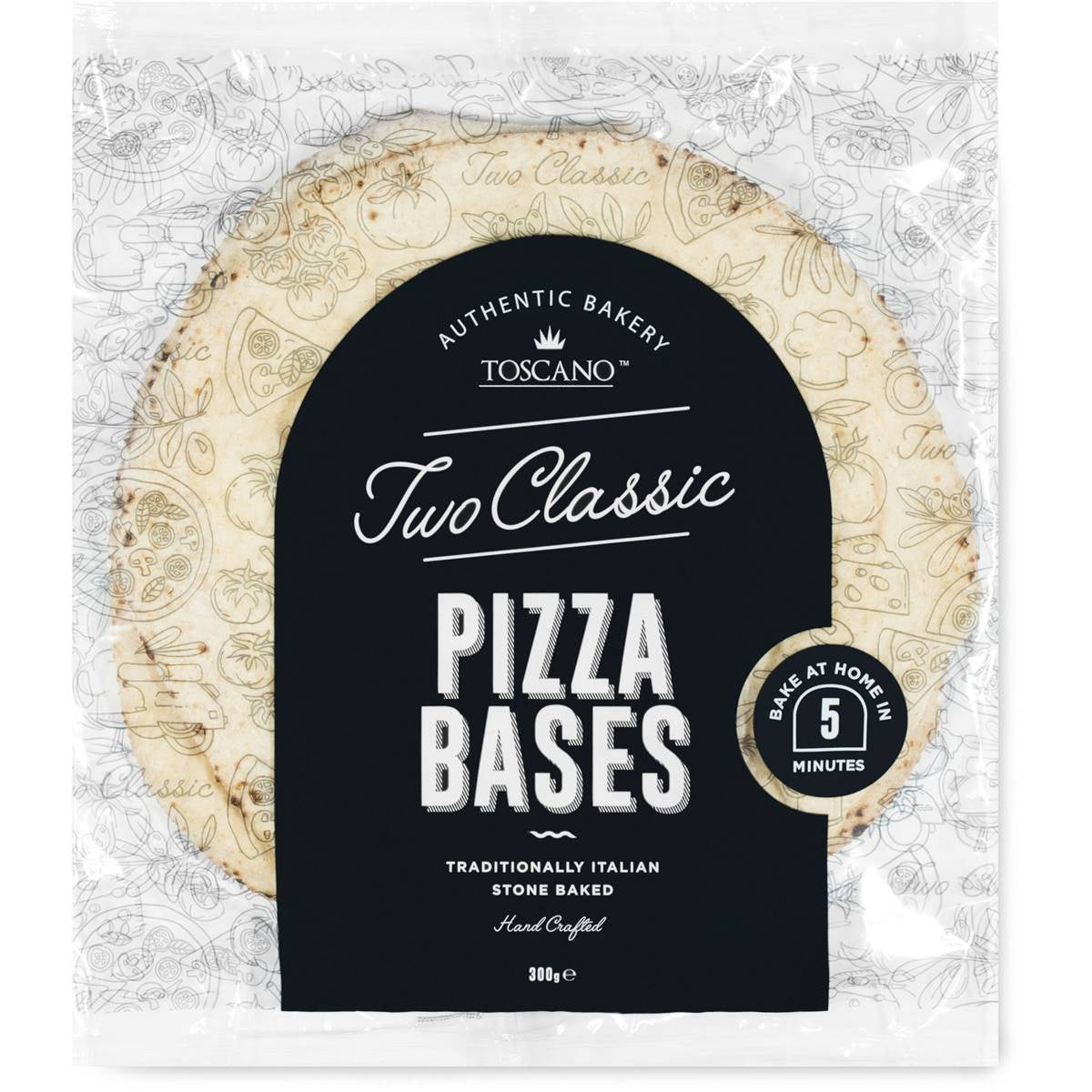 Toscano Classic Pizza Bases 2Pk