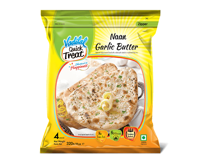 Vadilal Garlic Butter Naan 320g