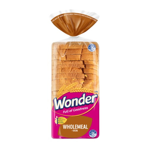 Wonder Wholemeal And Iron Sandwich 700g