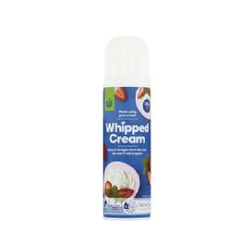 Woolworths Whipped Cream 250g