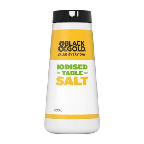 Black & Gold Iodised Salt 500g