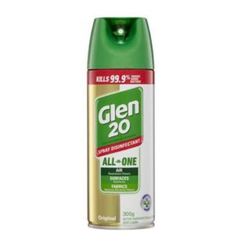 Glen 20 Disinfectant Air Freshener Spray Original 300g