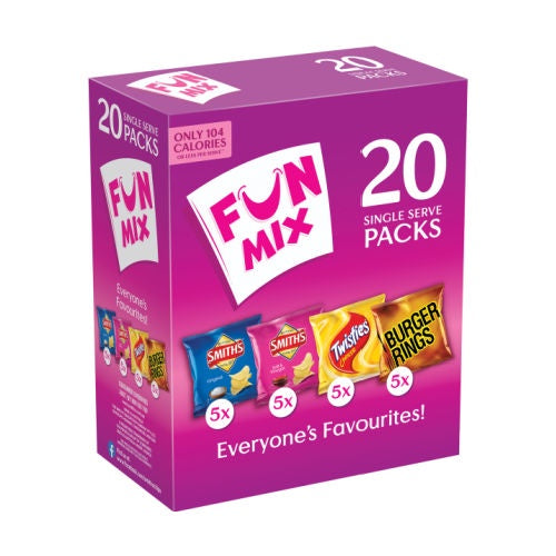 Smiths's Fun Mix Everyone's Favourites 20pkt