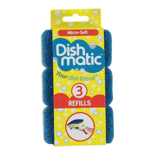 Dishmatic Micro-Soft Refills 3pk