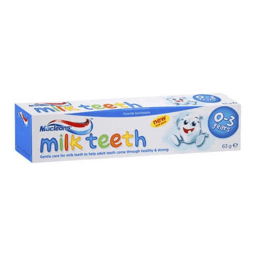 Macleans Milk Teeth Kids Toothpaste 0-3 years 63g