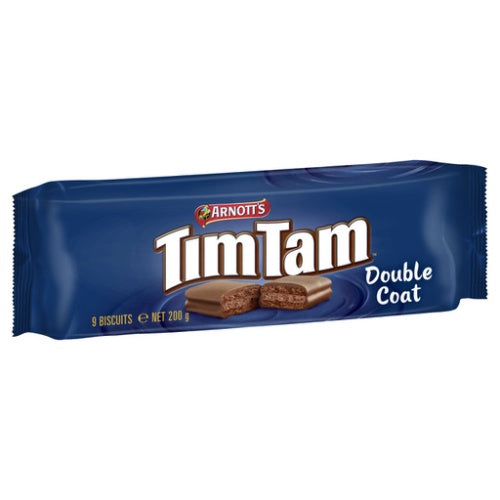 Arnotts Tim Tam Double Coat Chocolate Biscuits 200g