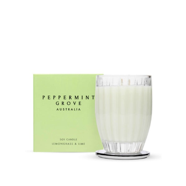 Peppermint Grove Lemongrass and Lime Small Candle - 60g