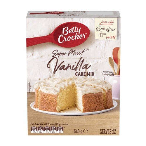 Betty Crocker Vanilla Cake Mix 540g