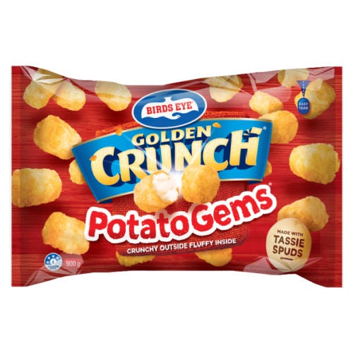 Birds Eye Golden Crunch Potato Gems 900g