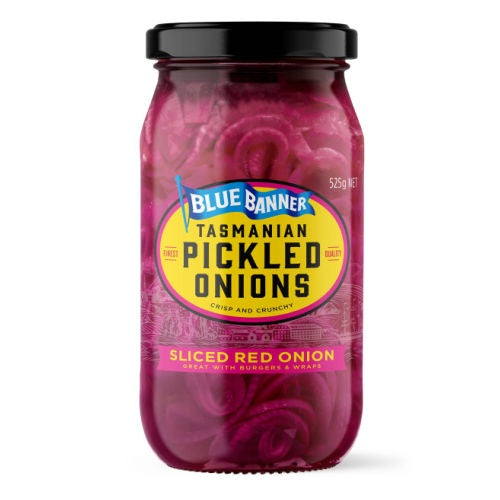 Blue Banner Tasmanian Pickled Onions 525g