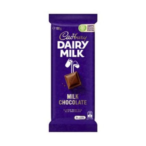 Cadbury Dairy Milk Chocolate Block 180g