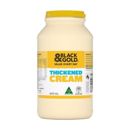 Black & Gold Thickened Cream 600ml