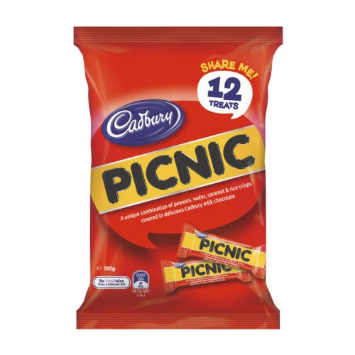 Cadbury Picnic Sharepack 12pk 180g