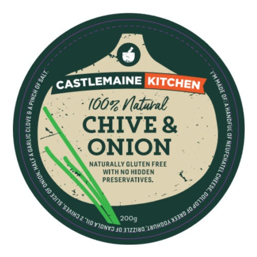 Castlemaine Kitchen Chive & Onion Dip 200g