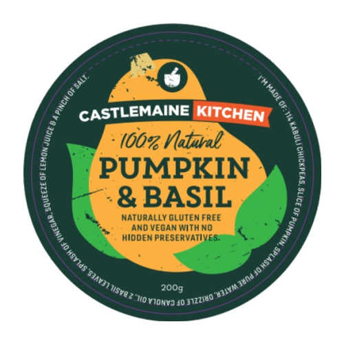 Castlemaine Kitchen Pumpkin & Basil Dip 200g