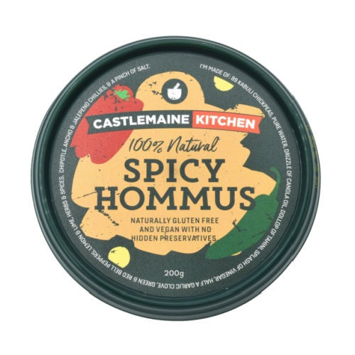 Castlemaine Kitchen Spicy Hommus 200g