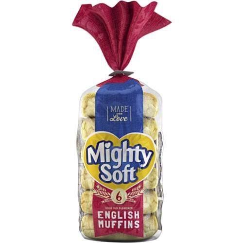 Mighty Soft Good Old Fashioned English Muffins 6pk