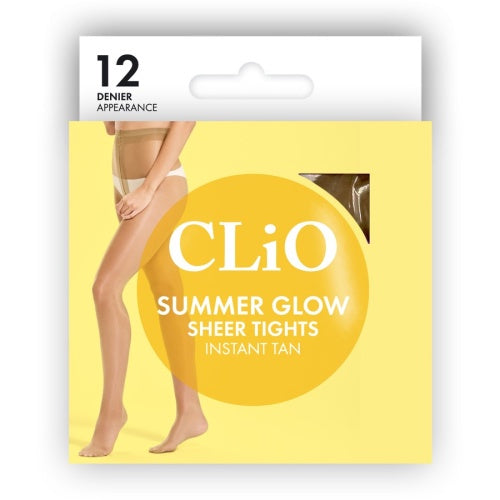 CLIO Summer Glow Sheer Tights Tan S/M