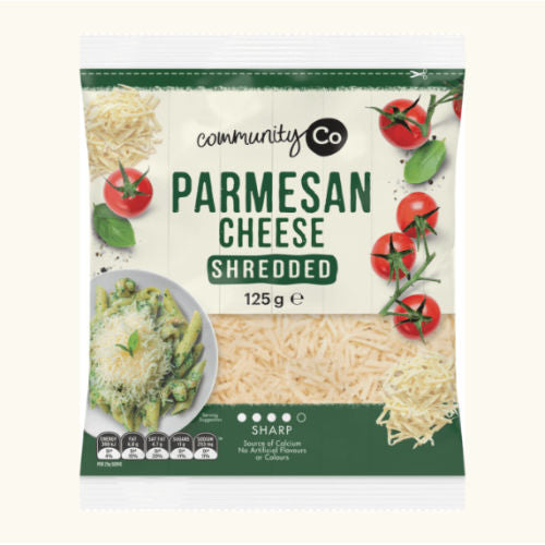 Community Co Parmesan Cheese Shredded 125g