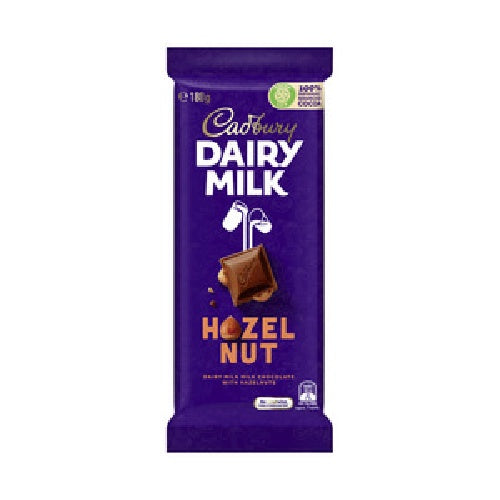 Cadbury Dairy Milk Hazelnut Chocolate Block 180g