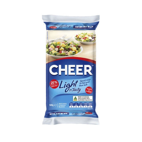 Cheer Light 'n Tasty Cheese Block 500g