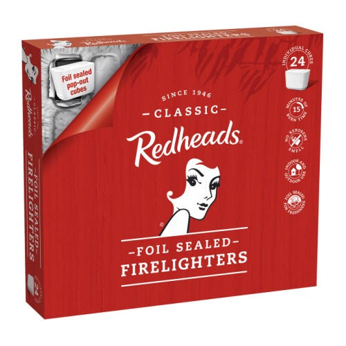 Redhead Foil Sealed Firelighters 24pk