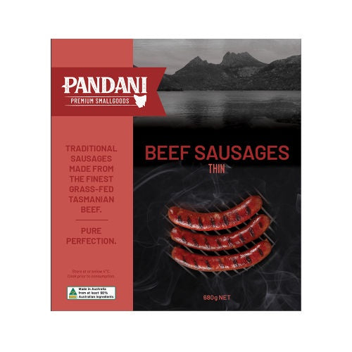 Pandani BBQ Beef Sausages