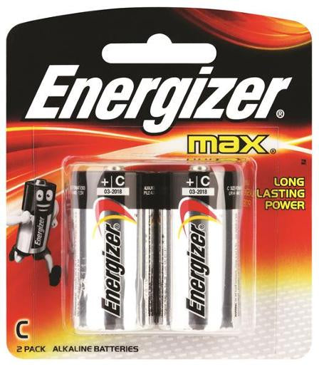 Energizer Max C Battery 2pk