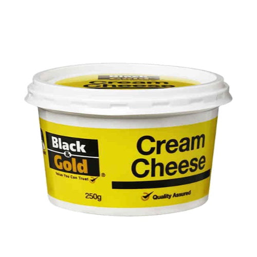 Black & Gold Cream Cheese Tub 250g