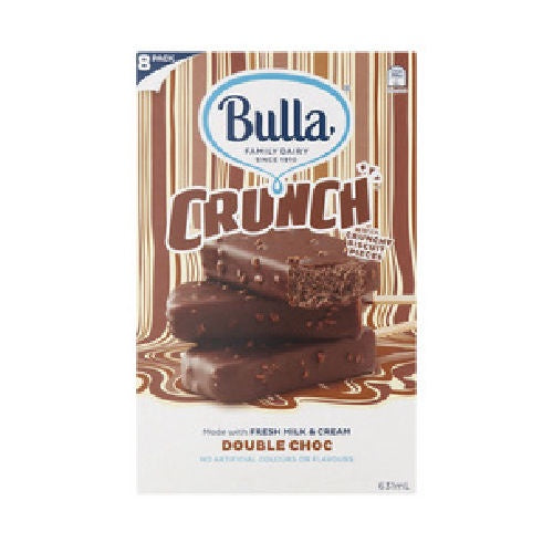 Bulla Crunch Double Choc 8pk