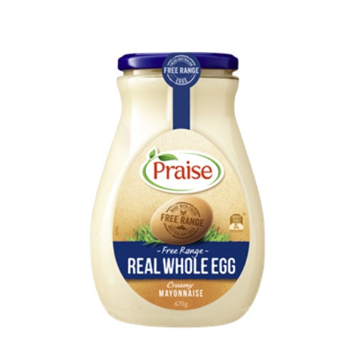 Praise Real Whole Egg Mayonnaise 670g