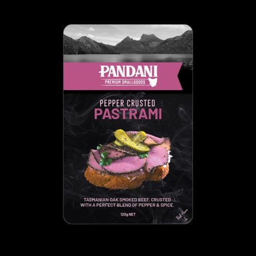 Pandani Select Pepper Crusted Pastrami 120 gm