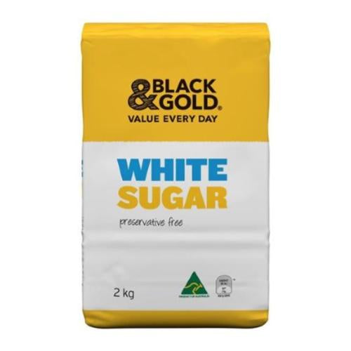 Black & Gold White Sugar 2kg