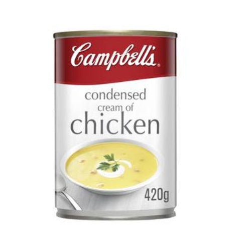 Campbells Cream of Chicken Condensed Soup 420g