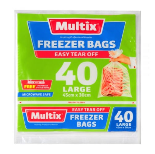 Multix Freezer Bags 40 Large