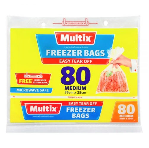 Multix Freezer Bags 80 Medium