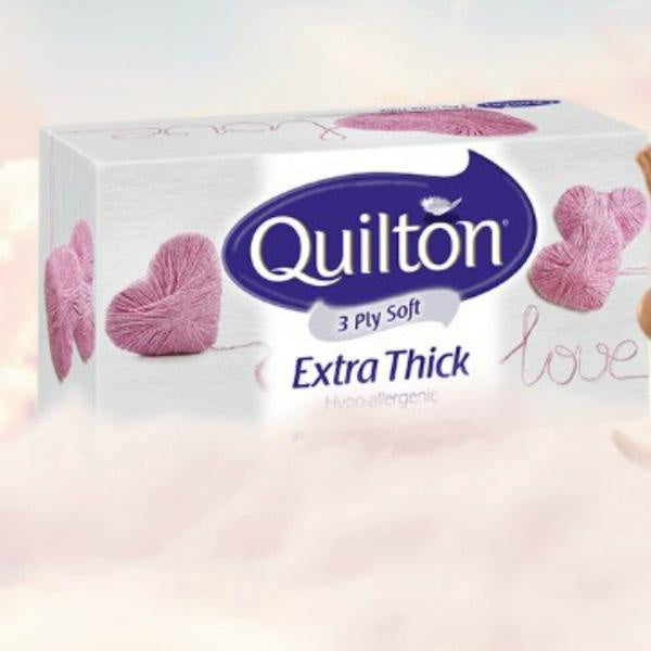 Quilton 3ply Extra Thick 110 Tissues