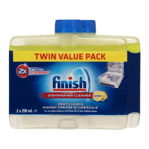 Finish Dishwasher Cleaner Lemon 2 x 250ml