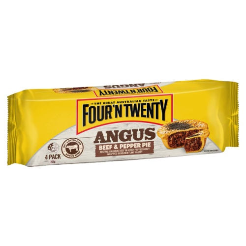 Four 'n Twenty Angus Beef & Pepper 4 Pack