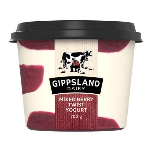 Gippsland Mixed Berry Twist Yoghurt 700g