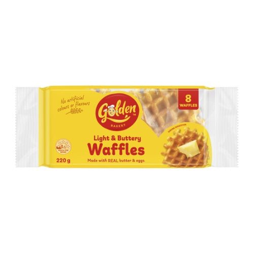 Golden Waffles 220g 8 Pk