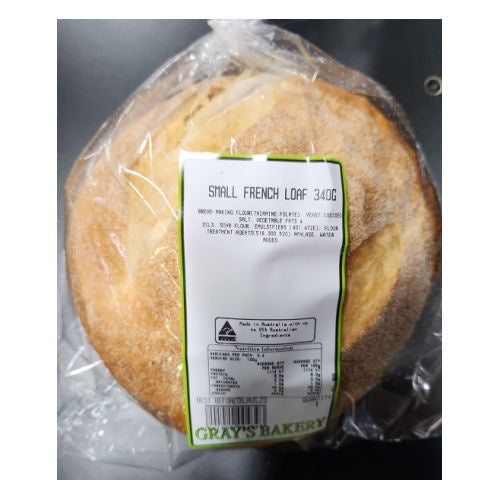 Grays Bakery Small French Loaf 340g