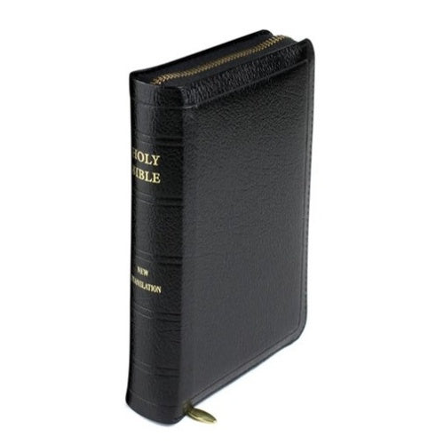 JN Darby Pocket Bible with Zip and Maps in Bonded Leather